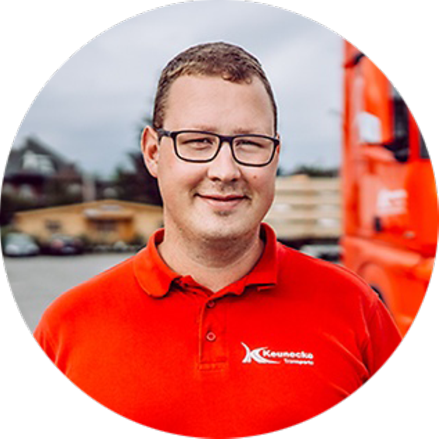 Timo Keunecke, założyciel der Keunecke Transporte GmbH